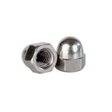 Kör Somun Kaplamalı Metrik 4 Mm Beyaz 20'Lu Paket