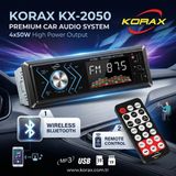Korax KX-2050 Spektrum Ekranlı Bluetooth Oto Teyp · Mosfet 4X50W Ses Çıkışı · Single-Dın Mp3 Çalar