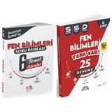 Koray Varol Akademi 6.Sınıf Fen Bilimleri Temel Adımlar Soru Bankası ve 25 Sistematik Sarmal Deneme 2 Kitap