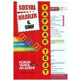Koray Varol Akademi 6.Sınıf Sosyal Bilgiler Yaprak Test