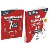 Koray Varol Akademi 7.Sınıf Fen Bilimleri Plus Serisi Soru Bankası ve 25 Sistematik Sarmal Deneme 2 Kitap