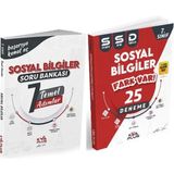 Koray Varol Akademi 7.Sınıf Sosyal Bilgiler Temel Adımlar Soru Bankası ve 25 Sistematik Sarmal Deneme 2 Kitap
