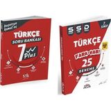 Koray Varol Akademi 7.Sınıf Türkçe Plus Serisi Soru Bankası ve 25 Sistematik Sarmal Deneme 2 Kitap