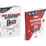 Koray Varol Akademi 8.Sınıf Fen Bilimleri Temel Adımlar Soru Bankası ve 25 Sistematik Sarmal Deneme 2 Kitap