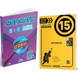 Koray Varol Akademi 8.Sınıf Matematik İlk Dönem Denemeleri - Hız Yayınları LGS Matematik 15 Deneme 2'li Set