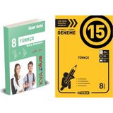 Koray Varol Akademi 8.Sınıf Plus Yayınları Cesur Serisi Türkçe Deneme + Hız Yayınları Türkçe 15'li Deneme