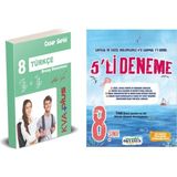 Koray Varol Akademi 8.Sınıf Plus Yayınları Cesur Serisi Türkçe Deneme + Okyanus Yayınları 5'li Deneme