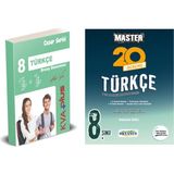 Koray Varol Akademi 8.Sınıf Plus Yayınları Cesur Serisi Türkçe Deneme + Okyanus Yayınları Master Türkçe 20'li Deneme