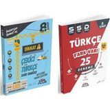 Koray Varol Akademi 8.Sınıf Türkçe Dikkat Çekici Soru Bankası ve 25 Sistematik Sarmal Deneme 2 Kitap