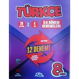Koray Varol Akademi Plus 8.Sınıf LGS 1.dönem Türkçe 12 Deneme
