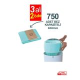 Korbell 16 l Çöp Kovaları İle Uyumlu 750 Adet Bebek Bezi Kapasiteli Yerli Çöp Poşeti