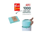 Korbell 16 LT Çöp Kutuları İle Uyumlu 1000 Adet Bebek Bezi Kapasiteli 1 Paket Yerli Çöp Poşeti