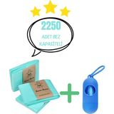 Korbell 16L Çöp Kovaları ile Uyu Mlu 2250 Adet Bebek Bezi Kapasiteli Çöp Poşeti ve Çanta Boy Çöp Poşeti