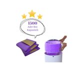 Korbell 16L Çöp Kutuları Ile Uyumlu 1500 Bebek Bezi Kapasiteli 3 Paket Yerli Çöp Poşeti
