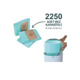 Korbell 16L Çöp Kutuları Ile Uyumlu 2250 Bebek Bezi Kapasiteli 3 Paket Yerli Çöp Poşeti Pudra Kokulu