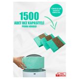 Korbell 16l Çöp Kutuları Ile Uyumlu - 3 Paket Muadil 1500 Adet Bebek Bezi Kapasiteli Paket Yerli Çöp Poşeti
