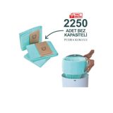 Korbell 16l Çöp Kutuları Ile Uyumlu Muadil 2250 Bebek Bezi Kapasiteli 3 Paket Yerli Çöp Poşeti Pudra Kokulu