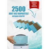Korbell 16LT Çöp Kutuları ile Uyumlu 2500 Bebek Bezi Kapasiteli Okyanus Kokulu 5 Paket Yerli Çöp Poşeti (Umka)