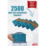 Korbell 2500 Bebek Bezi Kapasiteli Kokusuz Çöp Poşeti 5 Paket Mavi Renkli Yerli Üretim