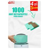 Korbell Kirli Bebek Bezi Kovaları Ile Uyumlu Muadil 1000 Adet Bebek Bezi Kapasiteli Paket Yerli Çöp Poşeti