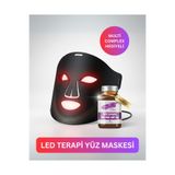 korbiens Led Terapi Yüz Maskesi Yanında Platin Multi Complex %100 Doğal Kolajen Hediyesi ile