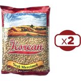 Korcan Yeşil Mercimek 1000 gr 2 Li - 1 kg