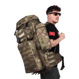 Kordak 110 Lt Su Geçirmez Cordura Kamuflaj Askeri Çanta - Dağcı Arazi Operasyon Çantası