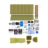 KORDAK 12'Li Kışlık Her Şey Dahil Bedelli Asker Seti - Asker Fanilası - Asker Çorabı - Askeri İçlik, 3XL, ASK12HERSEYkrdkSET, Nano Yeşili, Erkek