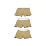 KORDAK 3'lü Askeri Yapışan Likralı Boxer, L, ASKYPSBXR3, Haki, erkek