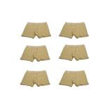 KORDAK 6'lı Askeri Yapışan Likralı Boxer, XL, ASKBXR6, Haki, erkek
