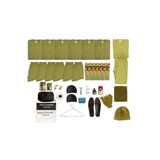 KORDAK 6'Lı Kışlık Temel Bedelli Askerlik Seti - Askeri İçlik Takımı Polar Bere- Boyunluk-Eldiven, 3XL, ASKSETKLSKISSET2, Nano Yeşili