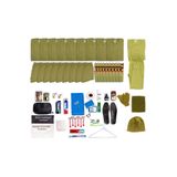 KORDAK 9'Lu Kışlık Tavsiye Bedelli Askerlik Paketi - Kışlık Askeri İçlik, 2XL, 9'Lu Kışlık Tavsiye Bedelli Askerlik Paketi, Nano Yeşili, Erkek