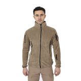 Kordak Bej Taktik Polar Hırka - Askeri Outdoor Polar - XL