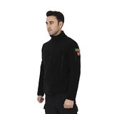 Kordak Erkek Siyah Taktik Polar Hırka - Outdoor Polis Poları - M