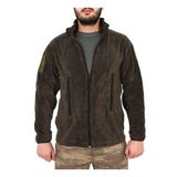 Kordak Erkek Yeşil Haki Polar Hırka L