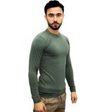 KORDAK Haki Askeri Termal Microfiber Uzun Kol Tişört- Mikrofiber HAKİ XL