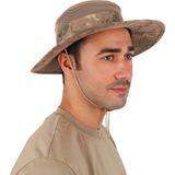 Kordak Jandarma Jungle Askeri Fötr Şapka - Fileli Avcı Arazi Şapkası - Standart - Çöl Kamuflaj