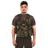 Kordak Kamuflaj Haki Kordon Airsoft Yeleği - Demonte Vest Taktik Yelek