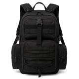 Kordak Siyah 42 Lt Taktik Outdoor Sırt Çantası,MOLLE Sistemli, Suya Dayanıklı, Çok Gözlü, Outdoor, Kamp, Av