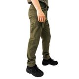 Kordak Tactical Su Itici Likralı Pantolon - Trekking Outdoor Pantolon - Bej Siyah Haki - XL