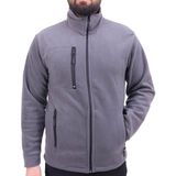 Kordak Üç Cepli Fermuarlı Polar Hırka - XL - 01-Gri