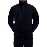 KORDAK Unisex Üç Cepli Polar Hırka, M, ASK3CPLİPLR, Siyah, Erkek