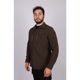 Kordak Uzun Kollu Likralı Outdoor Taktik Gömlek - 2XL - Haki