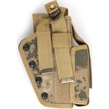 Kordak Zigana Cırt Cırtlı Bel Jandarma Kamuflaj Tabanca Kılıfı 9mm - Siyah - Mavi - 40