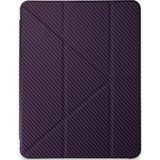 Kordify Apple iPad Pro 11 (2024) / iPad Air 11 (2024-2025) / iPad Pro 11 (2022-2021-2020-2018) Uyumlu Color Karbon Tablet Kılıfı – Şık, Darbe Emici, Standlı Akıllı Kılıf 📱✨ - Derin Mor