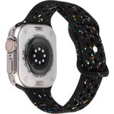 Kordon Watch Uyumlu 38-40-41MM/ Hms 2027 - Siyah - Gökkuşağı