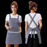 Kore Önlüğü Pöti Kereli Vintage Mutfak Önlüğü Kafe Restorant Butik İşlermeler İçin Özel Ürün