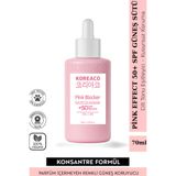 Koreaco Blocker Pink %100 Spf 50+ Ton Eşitleyici Yüksek Uvb+Uva Korumalı Güneş Sütü 70Ml-Ekstra Büyük Boy