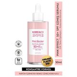 KOREACO Blocker Pink %100 SPF 50+ Ton Eşitleyici Yüksek UVB+UVA Korumalı Güneş Sütü