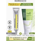 Koreaco Onarıcı Yüz Maskesi Krem Formda Retinal Shot Corrector Booster + Matcha Powder Bubble Clay Face Mask